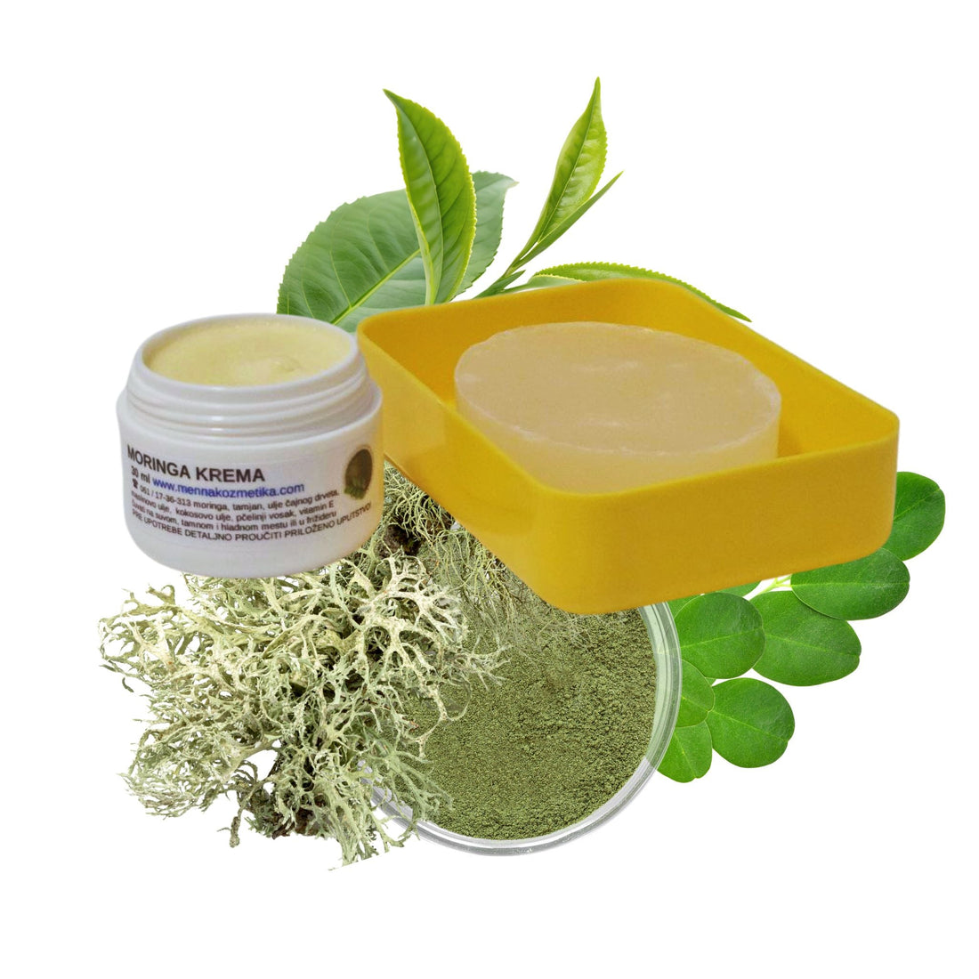 Duo set Moringa krema i sapun – čista, zdrava i uravnotežena koža bez parabena i sulfata