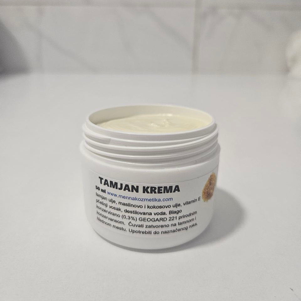 Ručno rađena tamjan krema za hidrataciju i elastičnost kože