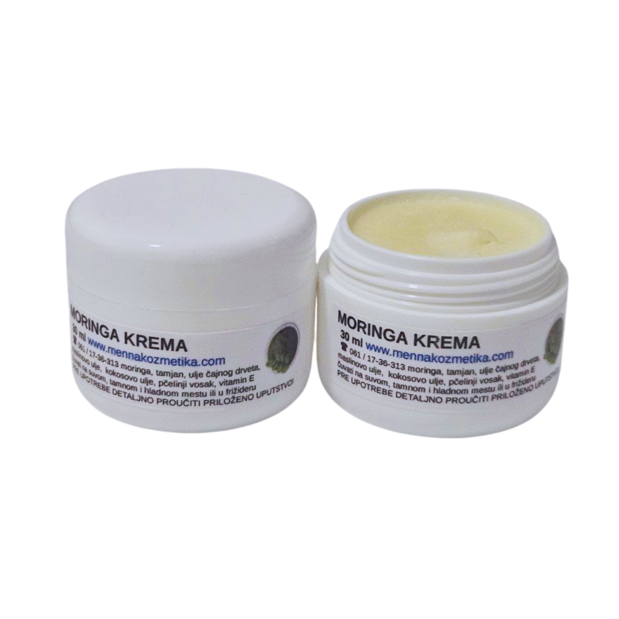 Krema sa moringom za regeneraciju kože i smanjenje ožiljaka od akni