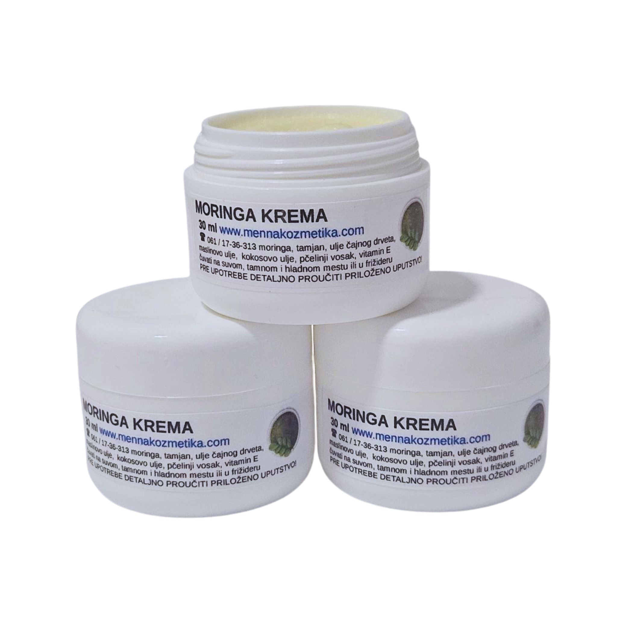 Prirodna Moringa krema za akne i mitesere – biljna nega za čistu i zdravu kožu